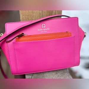 *SOLD* KATE SPADE ♠️ Adelia Hadley Street Pink Leather Crossbody Bag